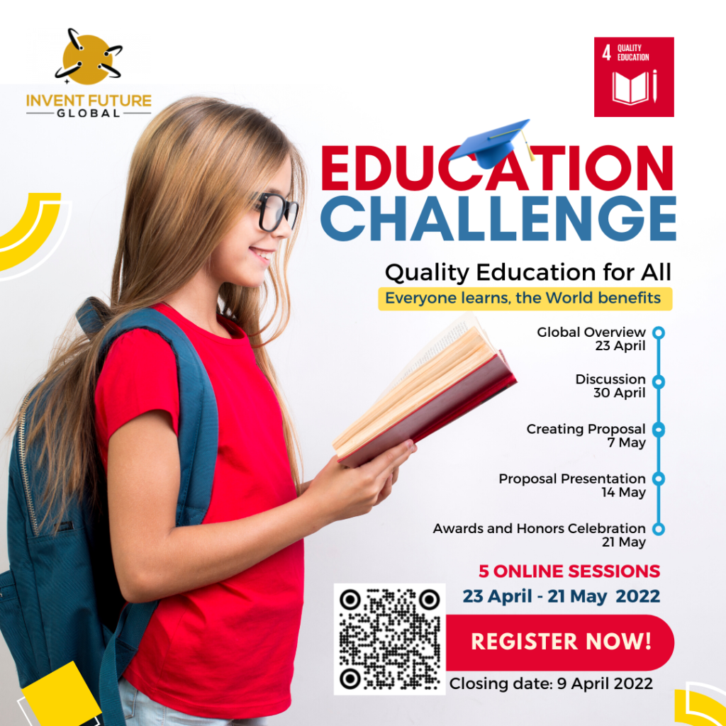 Cartaz da SDG 4 Educação